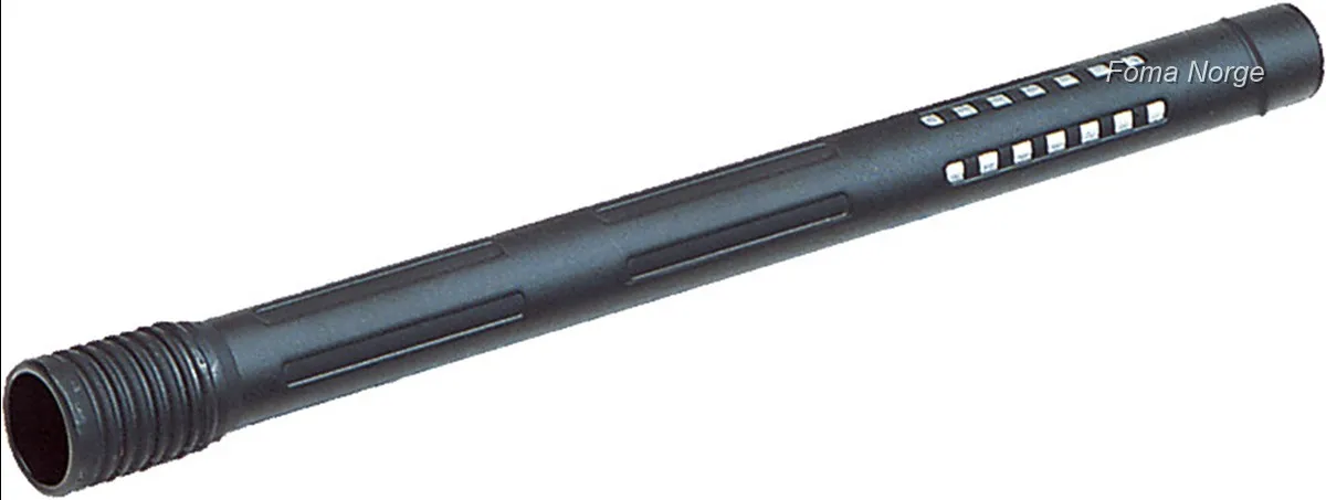 Aluminium/plastrør 50 cm Ø36 mm IPC