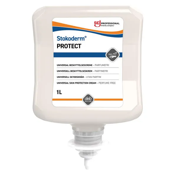 DEB Håndkrem Stokoderm Protect PURE 1lt * Krt a 6 fl