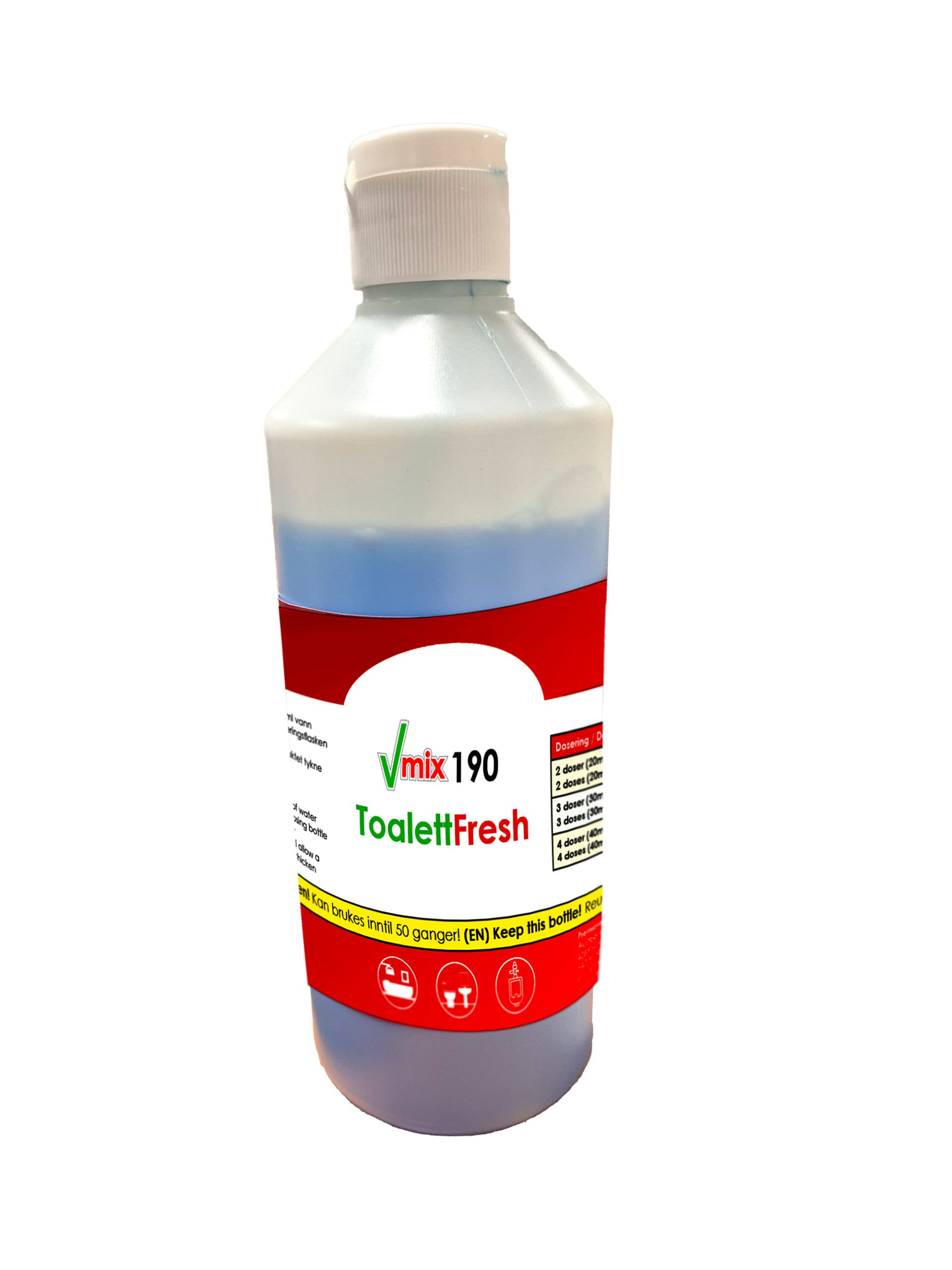 Refill flaske til Vmix 190 ToalettFresh *fl a 0,5lt