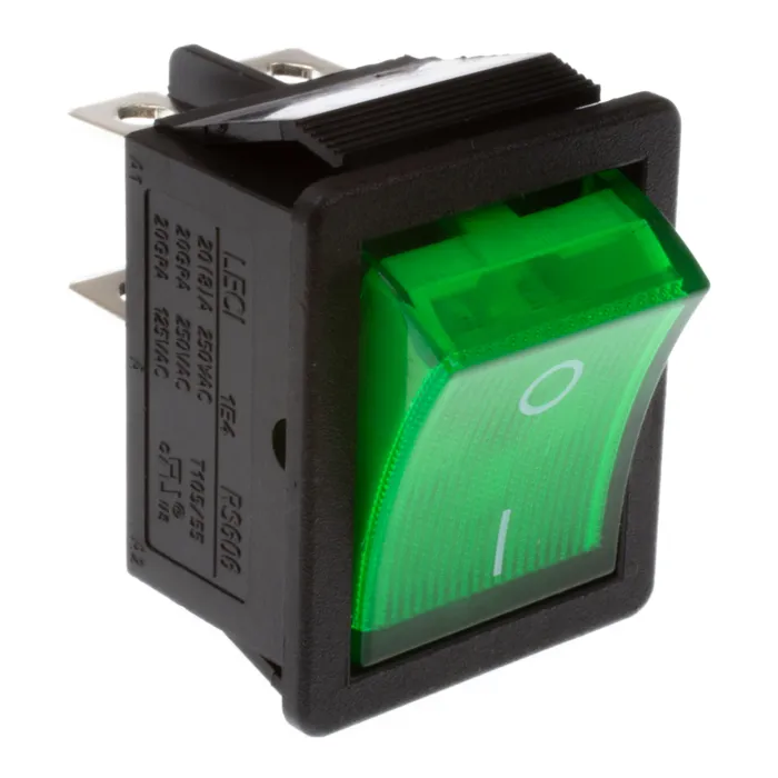 PUSH BUTTON SWITCH 2P *YELLOW*