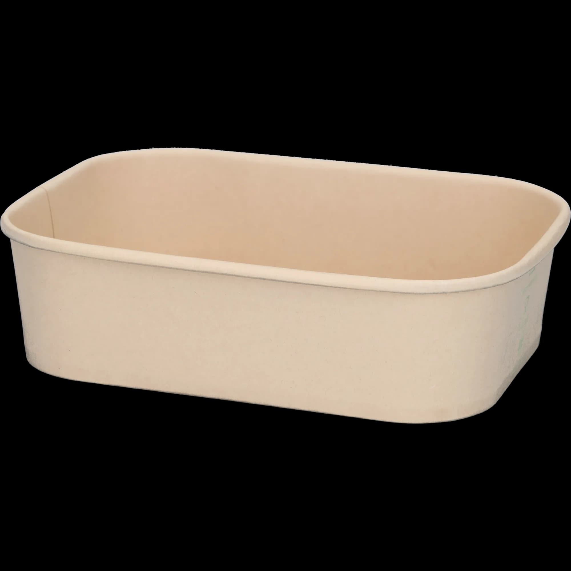 Take Away matbeger Hot & Cold Rektangulær (Ting) 1000ml *krt a 300