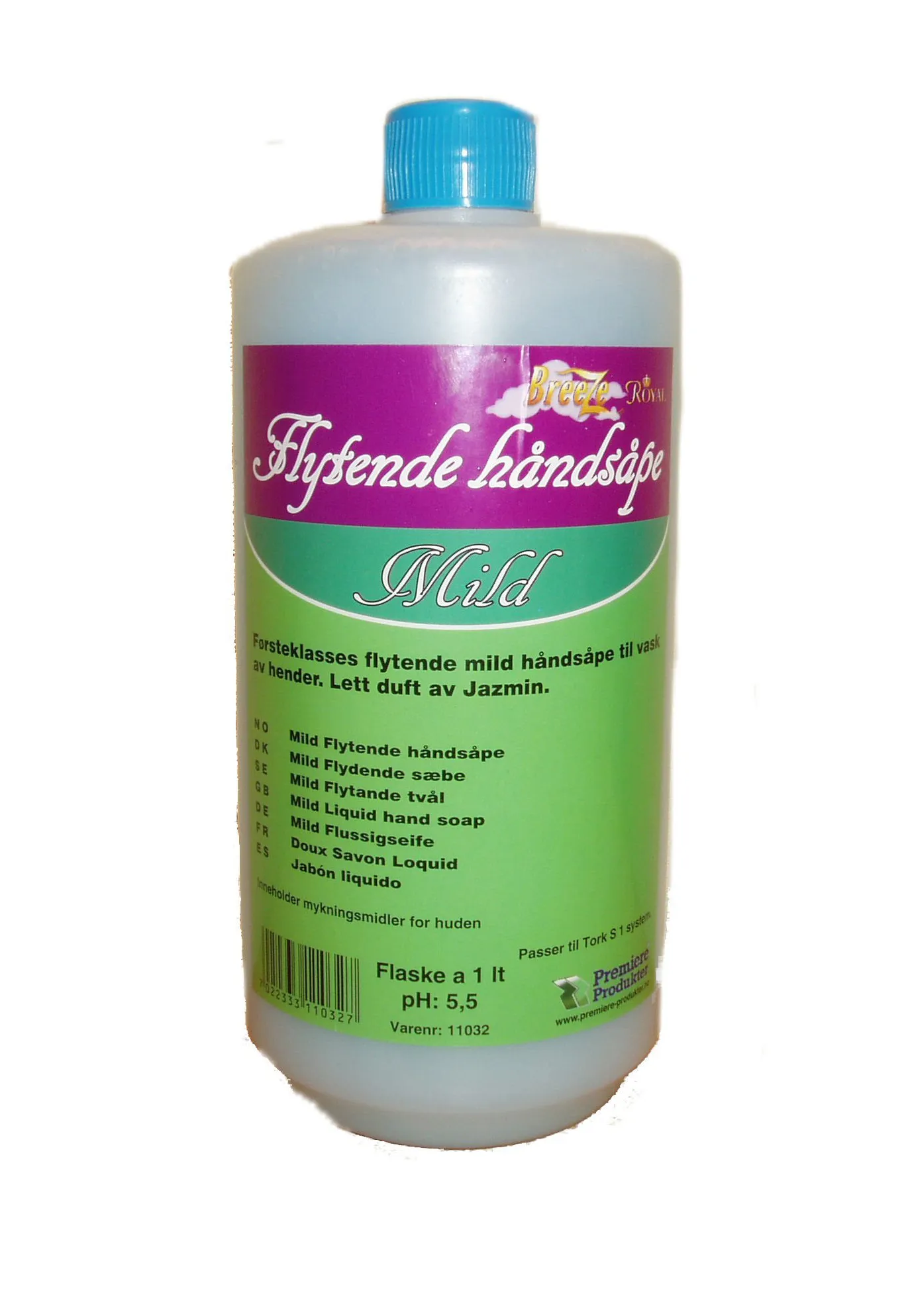 Håndsåpe Royal Flytende Mild * fl a 0,8lt