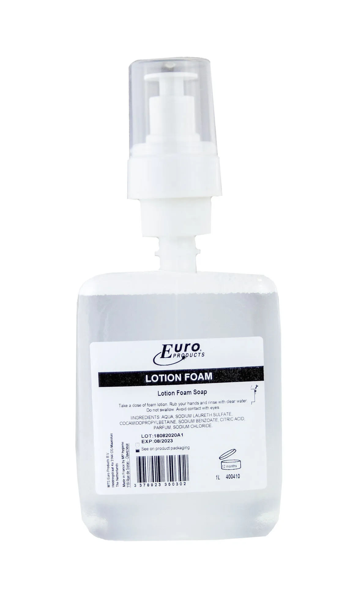 Håndsåpe Euro Ecoforce "skum" såpe * fl a 1000ml