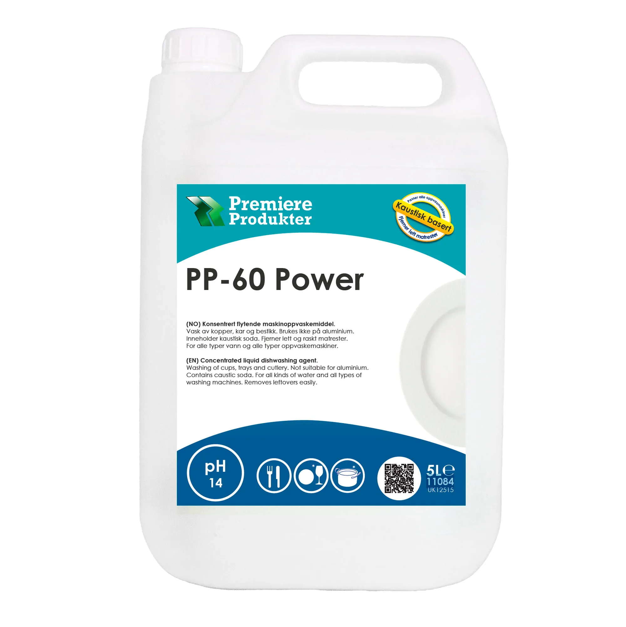 PP 60 Power Flytende Maskinoppvask * kn a 5 lt.