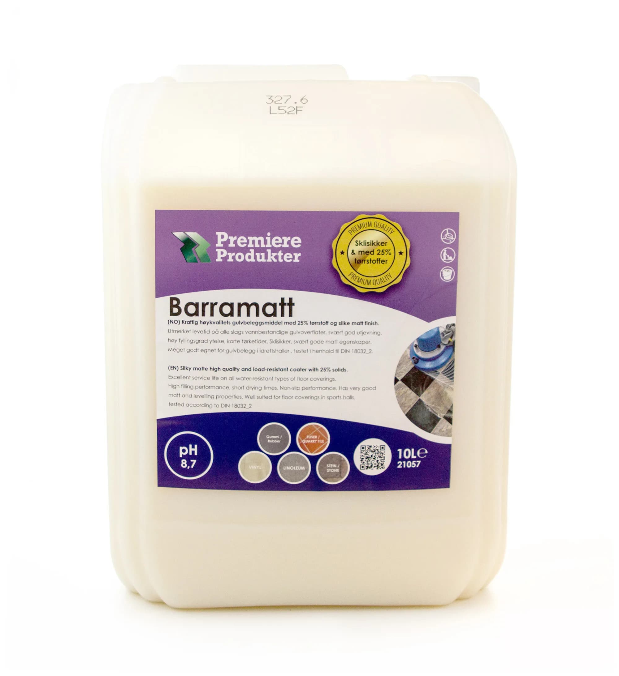Barramatt - gulvpolish "Premium Quality" *kn a 10 lt
