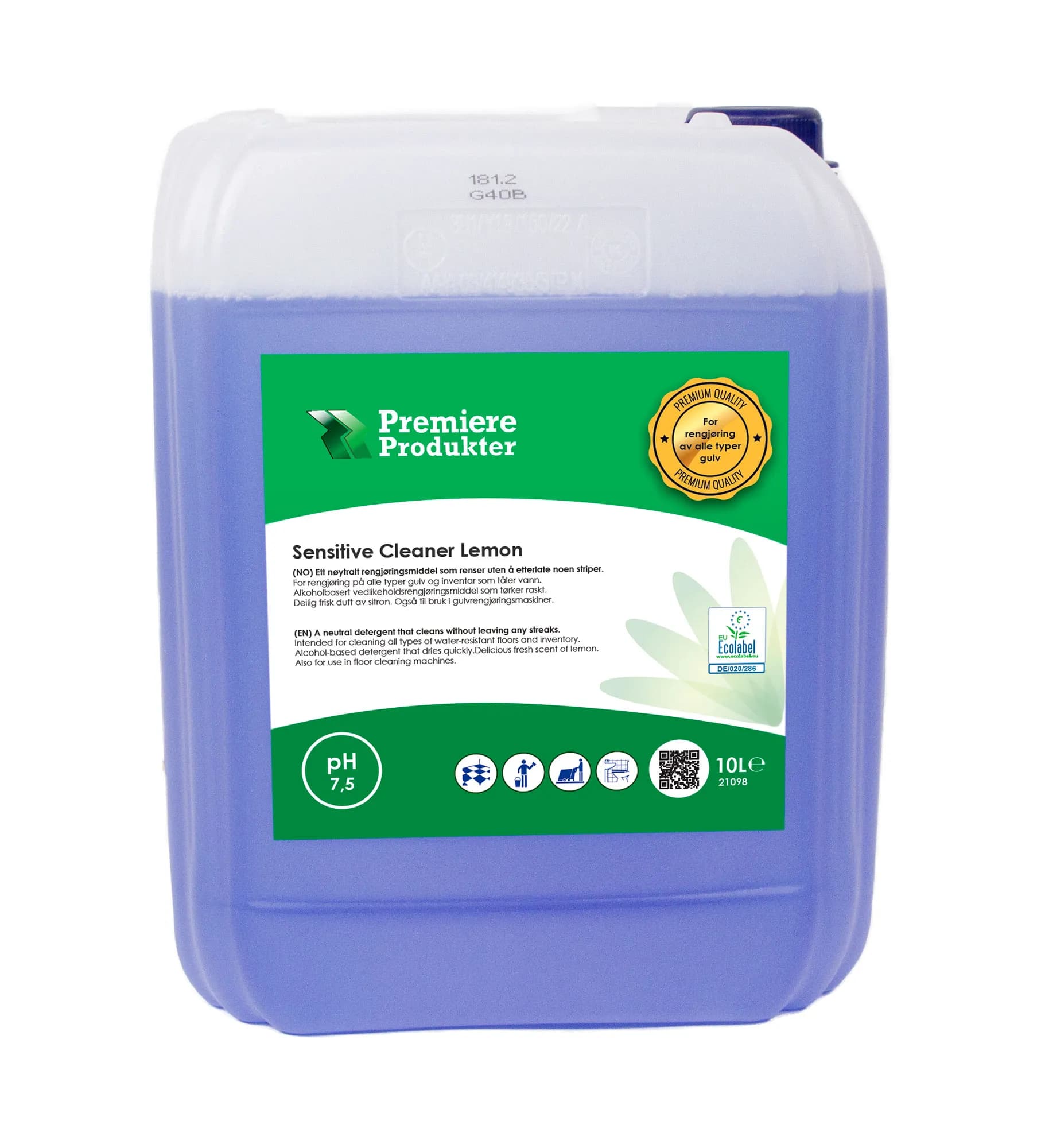 Sensitive Cleaner Lemon - Daglig Rengjøring *kn a 10
