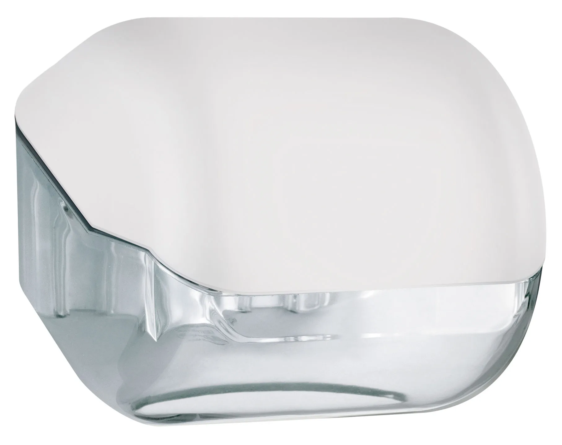 Hvit "Colored Edition" Toalettrull dispenser Hvit - 619