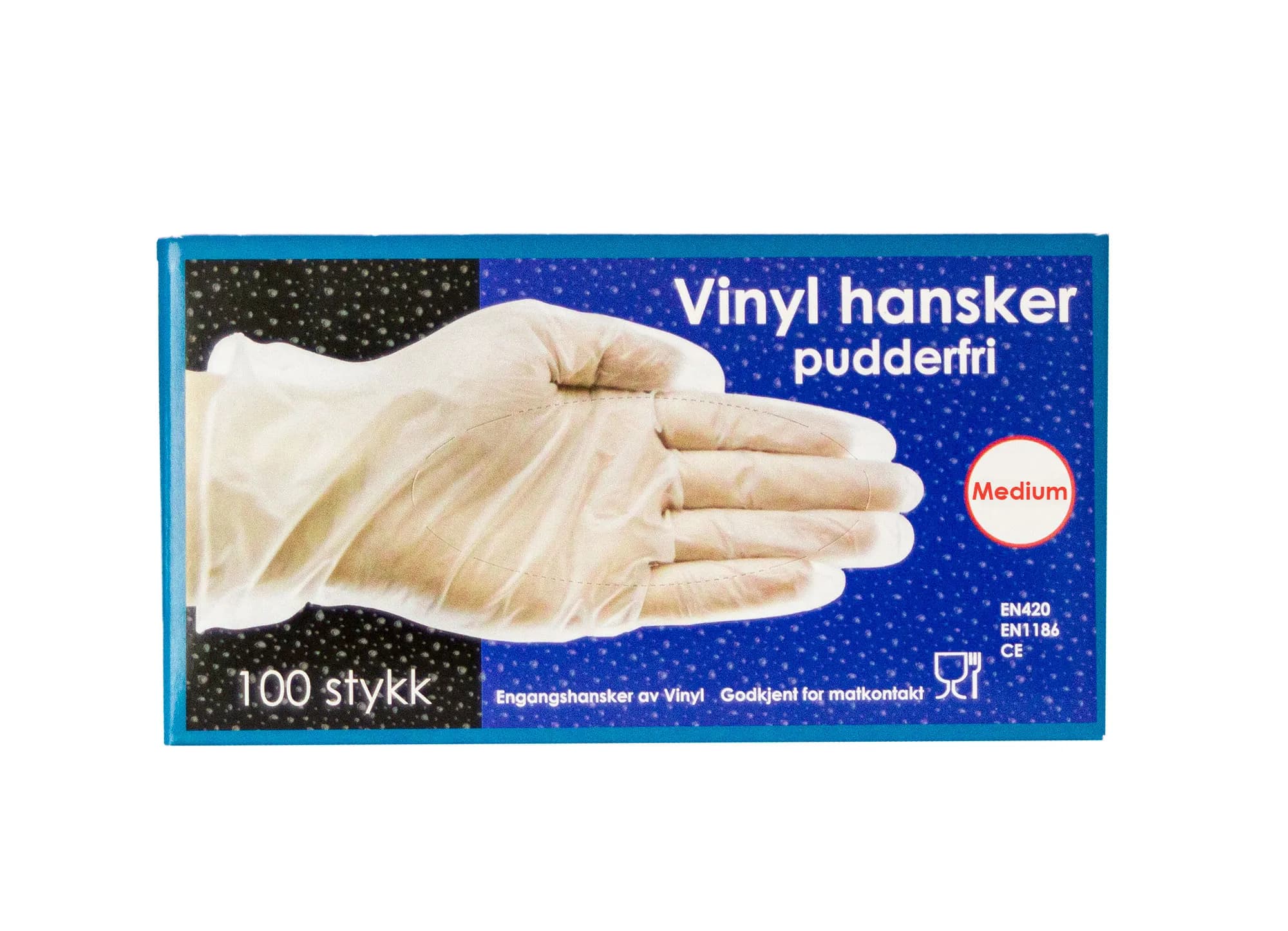 Vinyl engangshansker _Str: S * pk a 100 stk