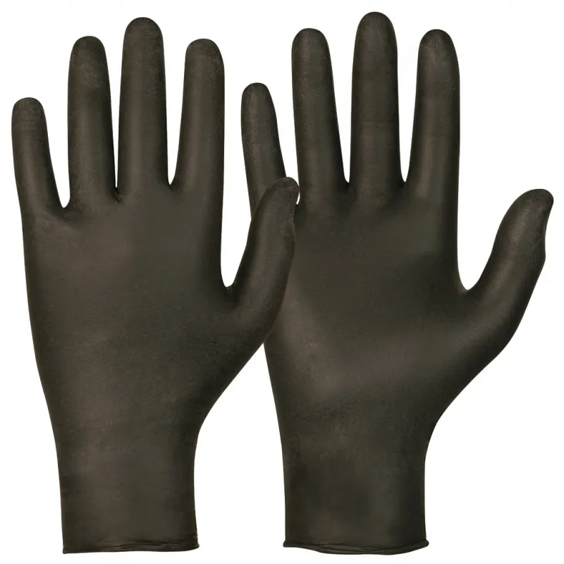 Nitril Eng.hanske pudderfri Svart 114.880 _Str: M *pk a 100