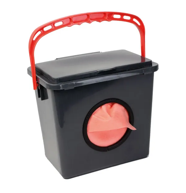 Dispenser til Just Once Rød Non Woven klut 33x33cm