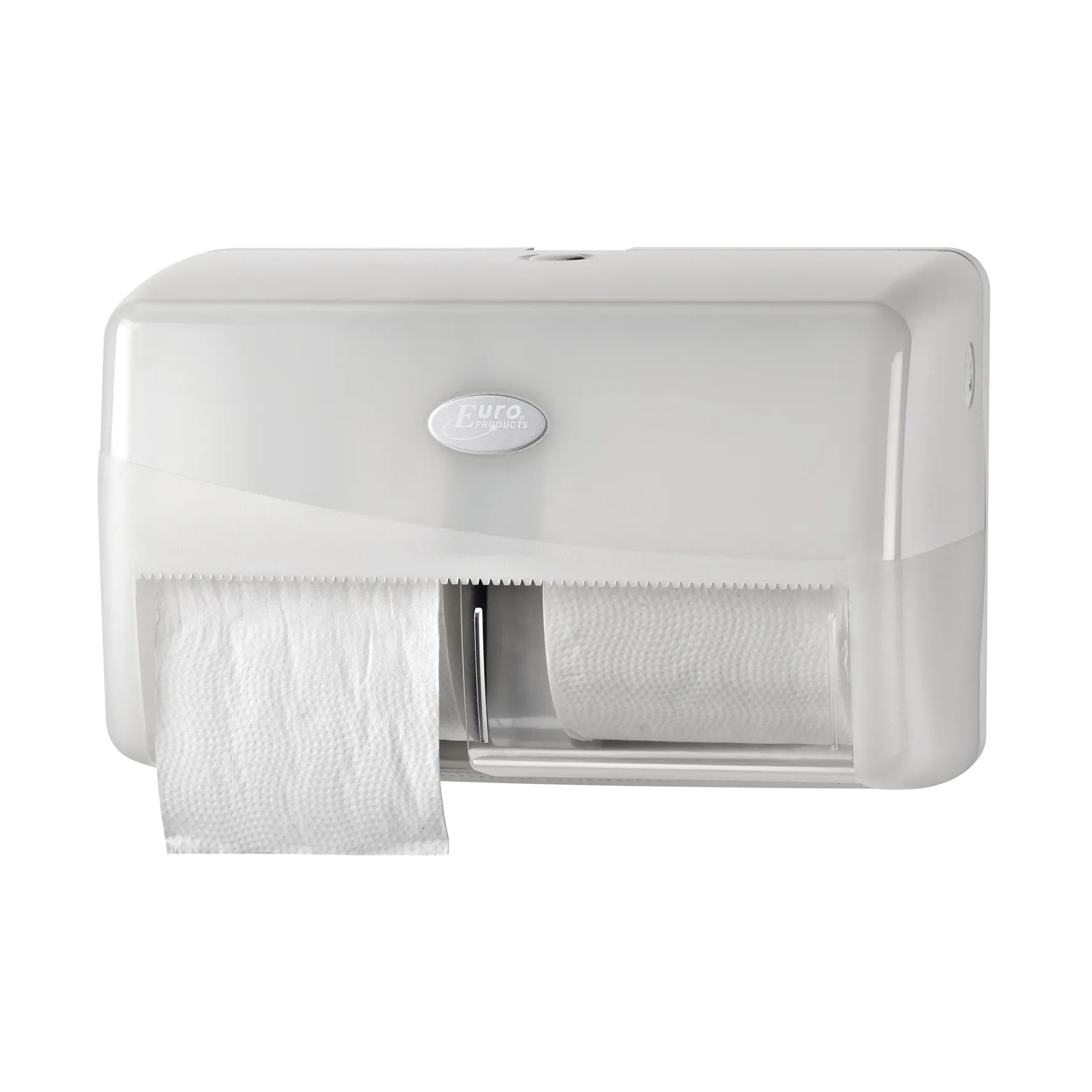 Pearl Hvit "Lotus 104" Dobbel toalett dispenser