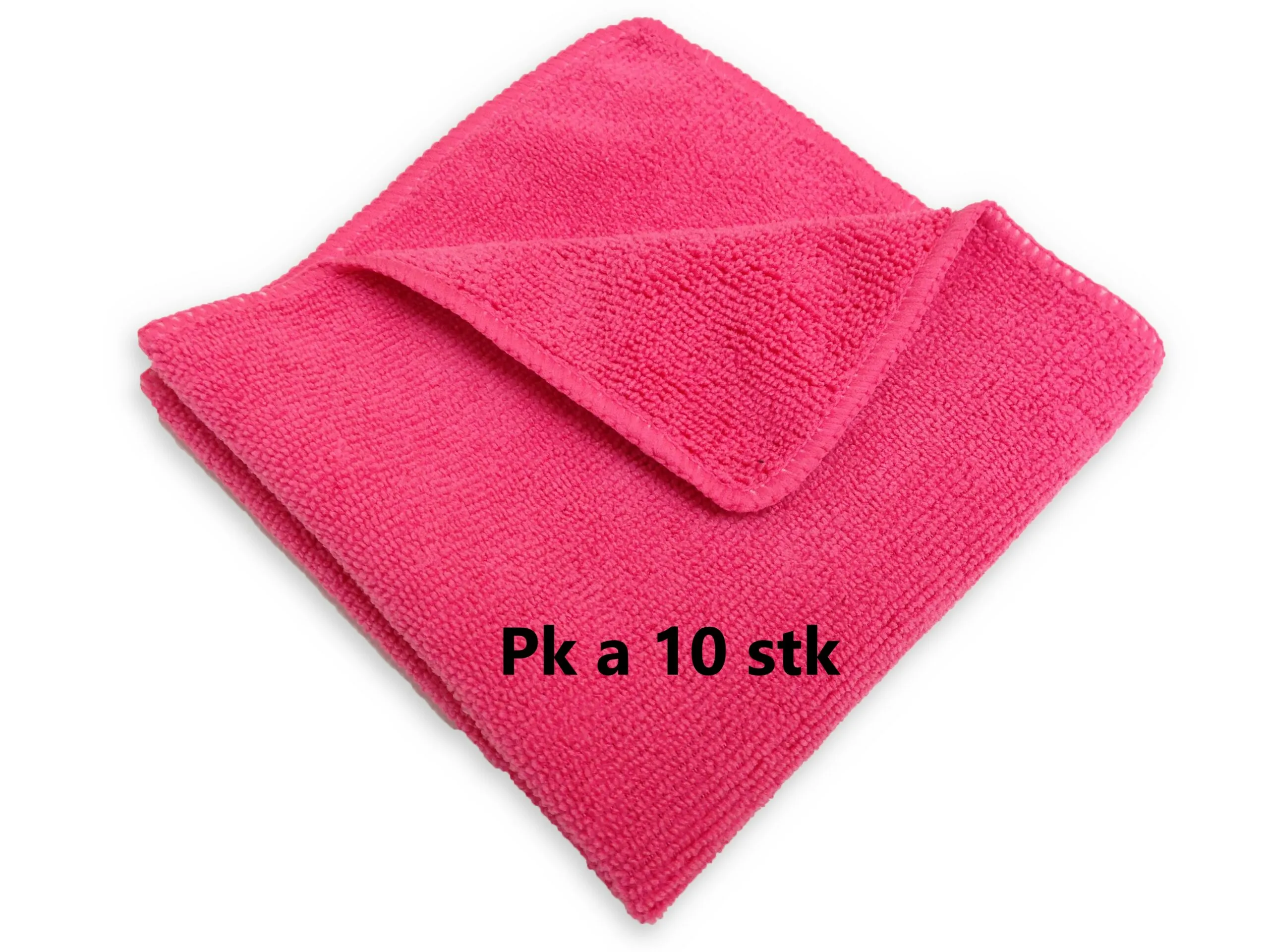 Mikrofiberklut U9K splittfiber Rosa 33x33 * Pk a 10 stk