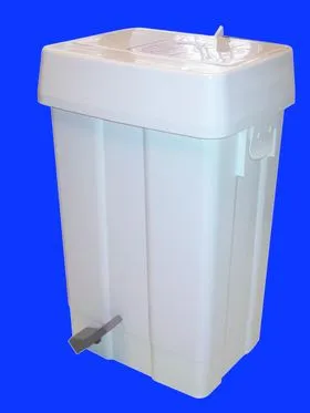 Sanitærbind/bleie beholder 25lt hvit 320x340x520mm