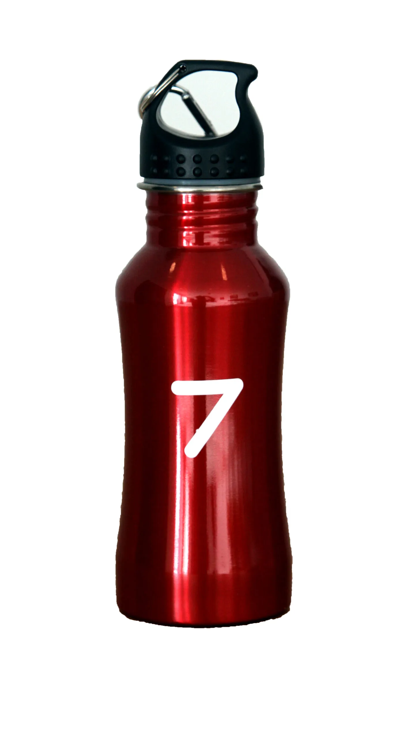 Sport vannflaske Rød metall 0,5lt