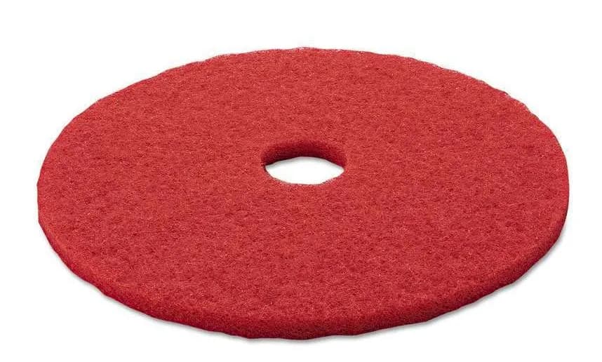 6" Rød Superpad - poler/ rensepad, inntil 350 omd