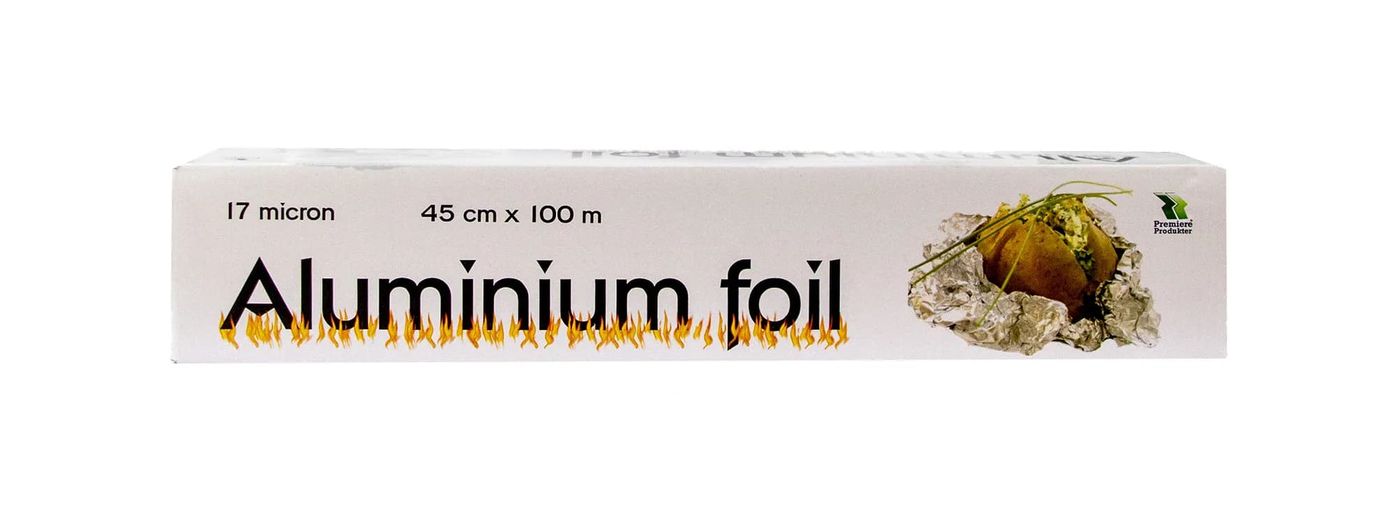 Aluminiumsfolie 45cm, rl a 100mt Tykk type 17micron