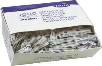 Jordan tannstikker pk a 3000 stk