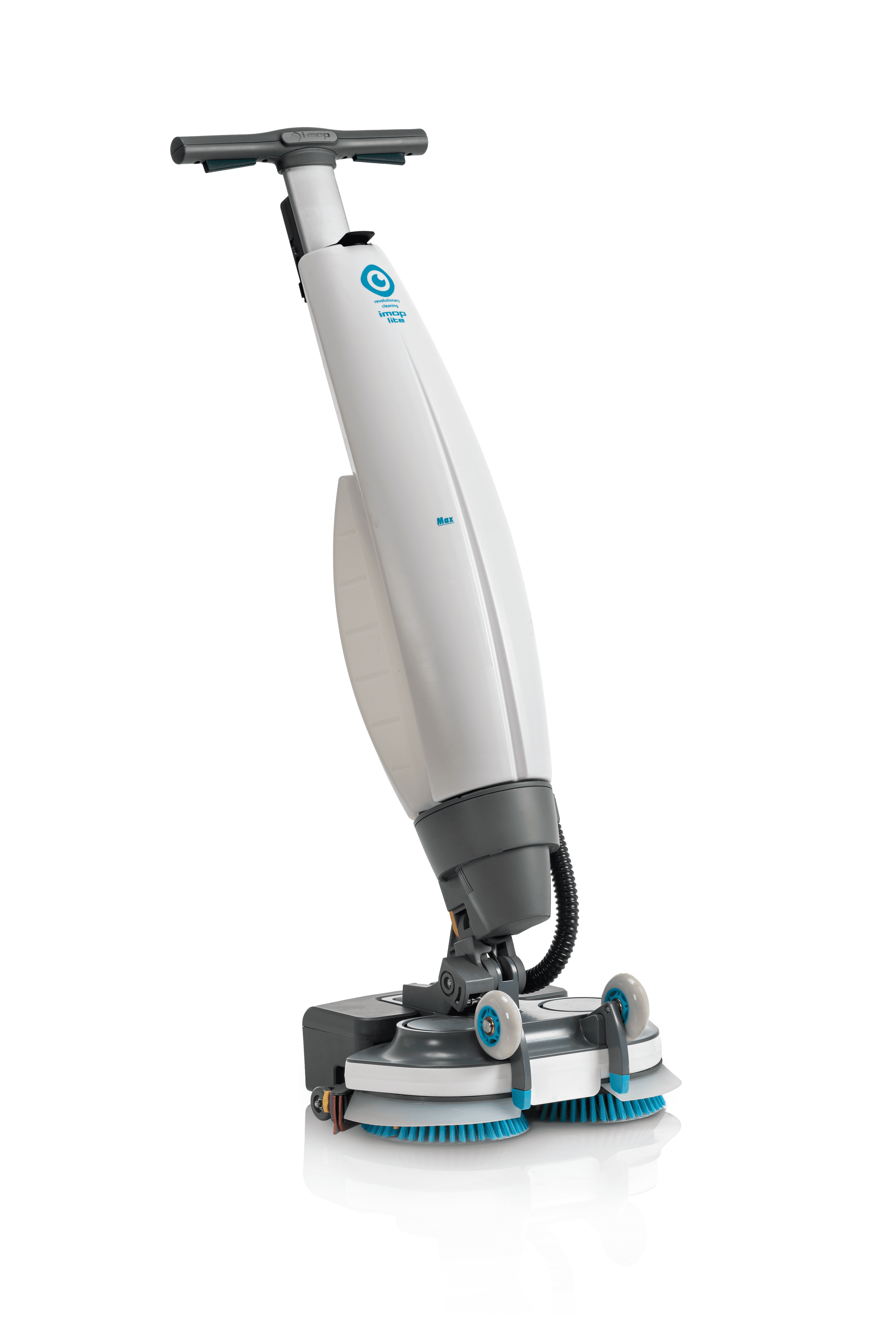 I-MOP 36 gulvvaskemaskin med i-power 14 – komplett pakke med børster, batterier og lader