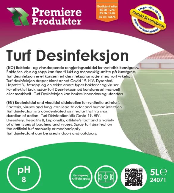 Turf Desinfeksjon *Kn a 5 lt.