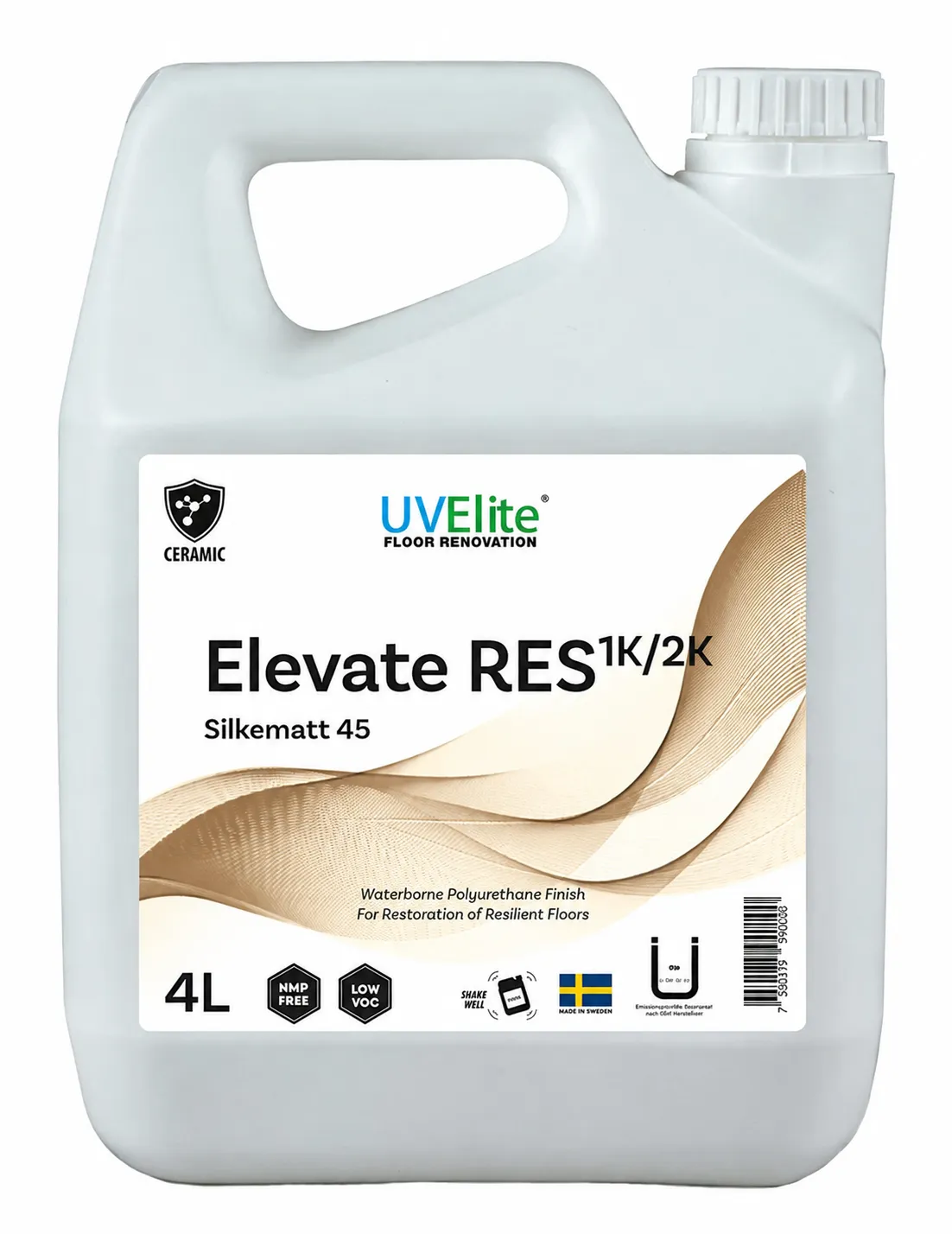 PU Elevate RES Gulvlakk 45- Silkematt *4L+0.5 Herder