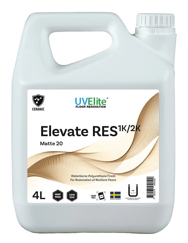 PU Elevate RES Gulvlakk 20 -Matt *4L + 0.5 Herder