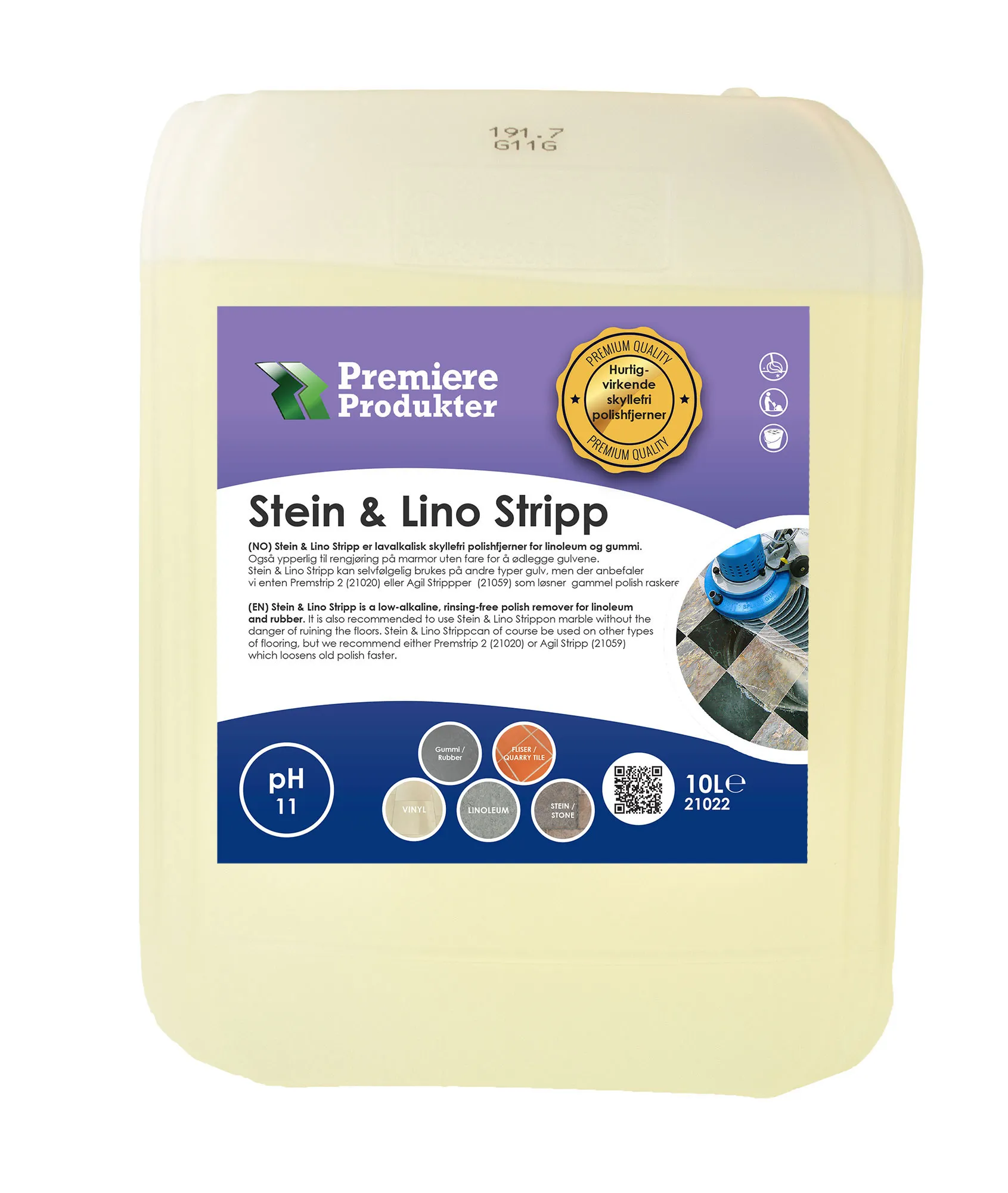 Stein & Lino Stripp "Premium Quality" * kanne a 10 lt