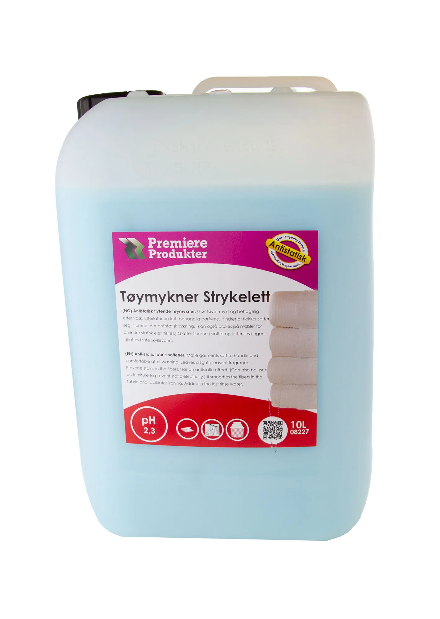 Tøymykner - Strykelett * kn a 10 lt.