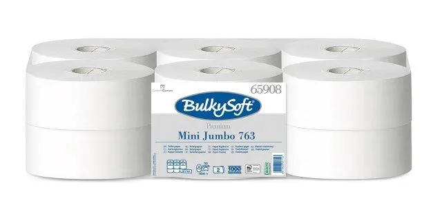 Toalettpapir Jumbo mini 145,Premium Pluss 2-lag *krt a 12rl