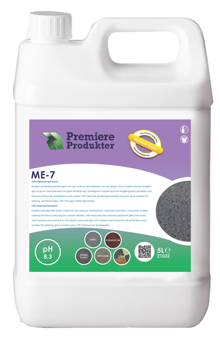 ME-7 – Metallisert Gulvpolish * kn a 5 litr