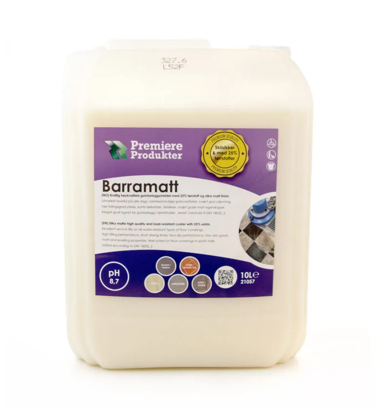 Barramatt – gulvpolish «Premium Quality» *kn a 10 lt